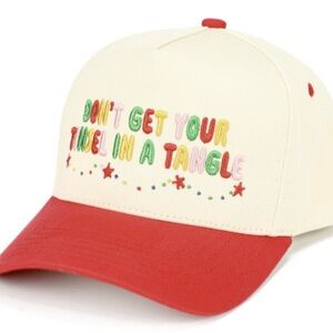 Christmas Trucker Hat- “Don’t Get Your Tinsel in a Tangle”